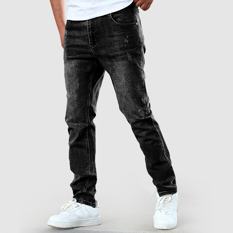 Men’s Straight-Leg Casual Jeans Ash & Harbor