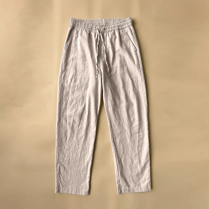 Roberto Russo Breeze Linen Pants Ash & Harbor