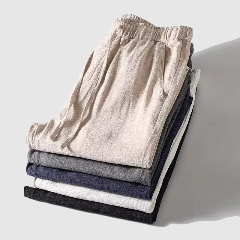 Roberto Russo Breeze Linen Pants Ash & Harbor