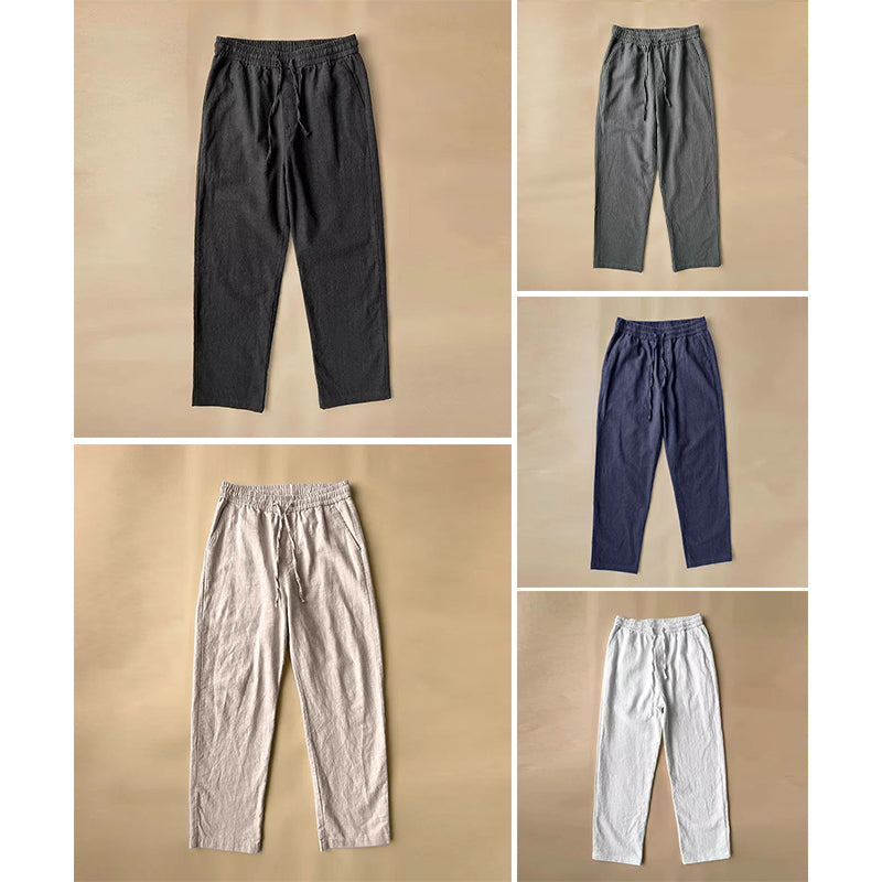 Roberto Russo Breeze Linen Pants Ash & Harbor