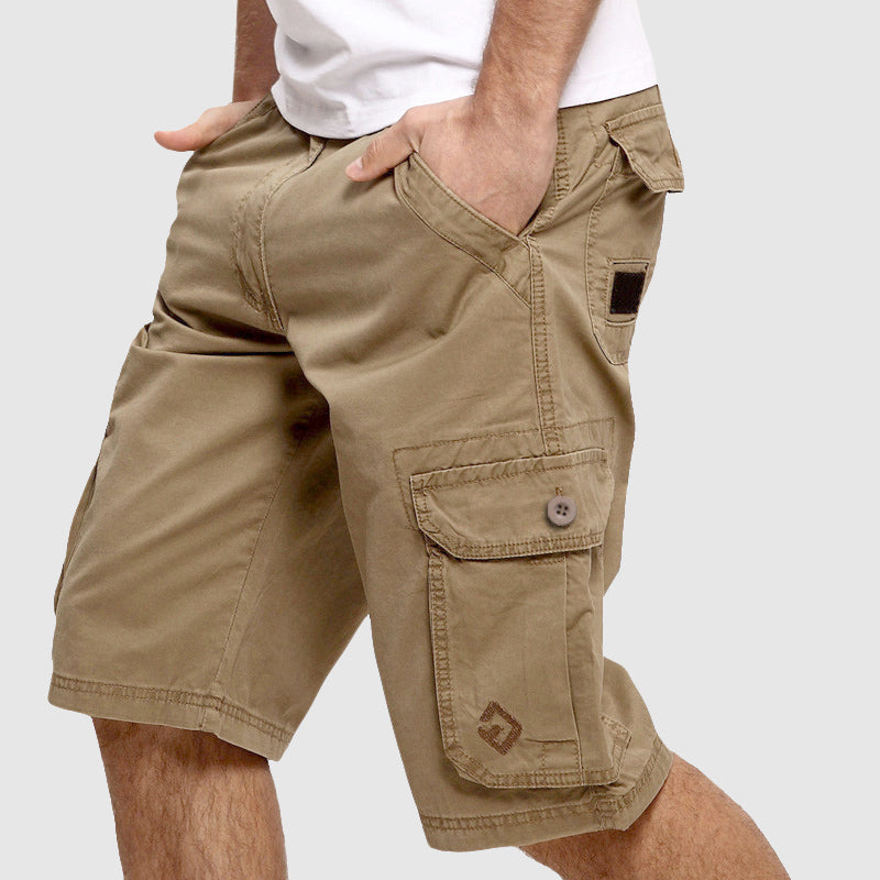 Roberto Russo Cargo Shorts with Side Pockets Ash & Harbor