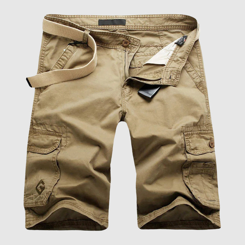 Roberto Russo Cargo Shorts with Side Pockets Ash & Harbor