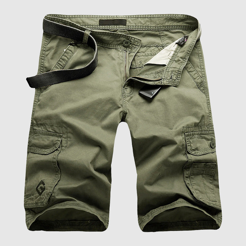 Roberto Russo Cargo Shorts with Side Pockets Ash & Harbor