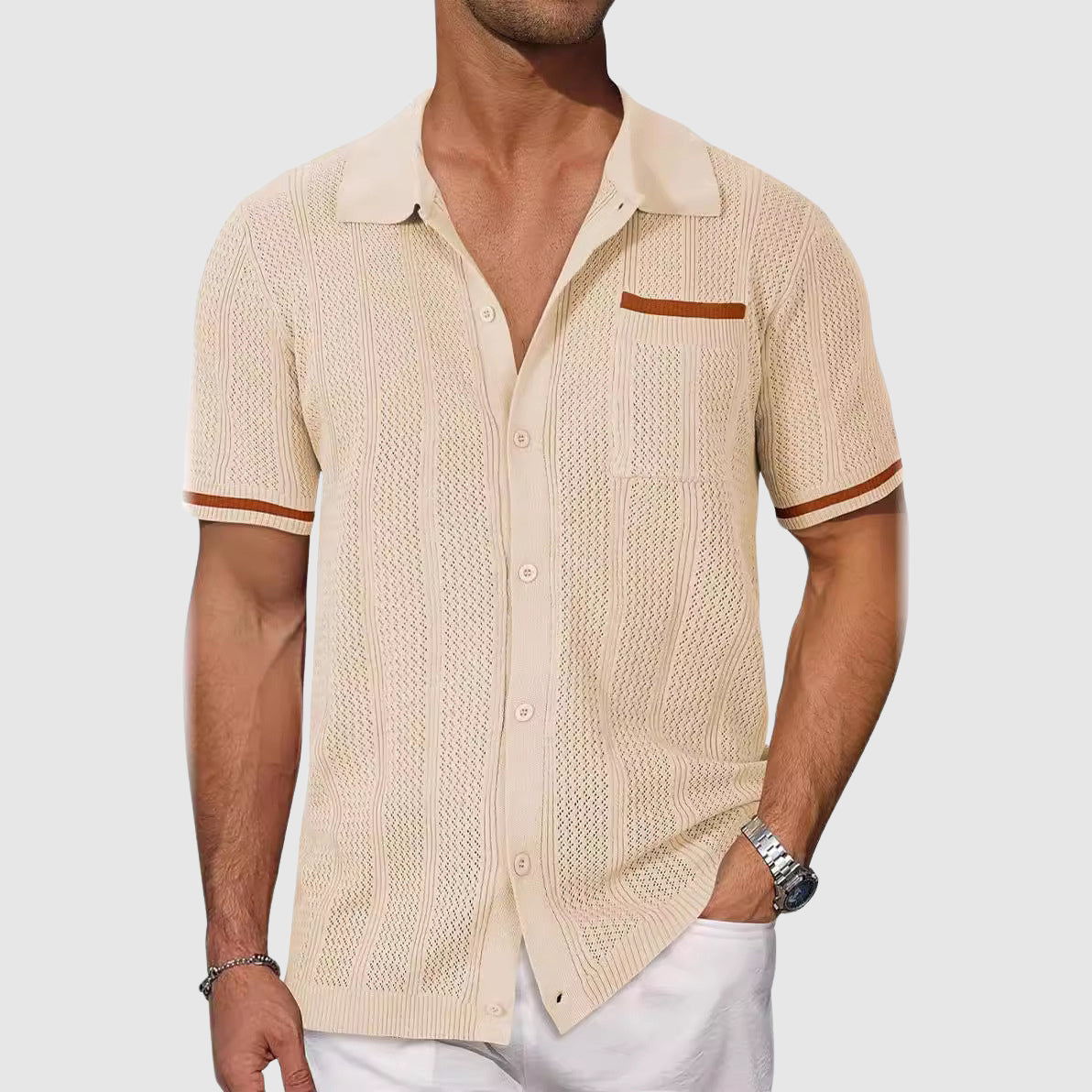 Roberto Russo Coastal Drift Shirt Ash & Harbor
