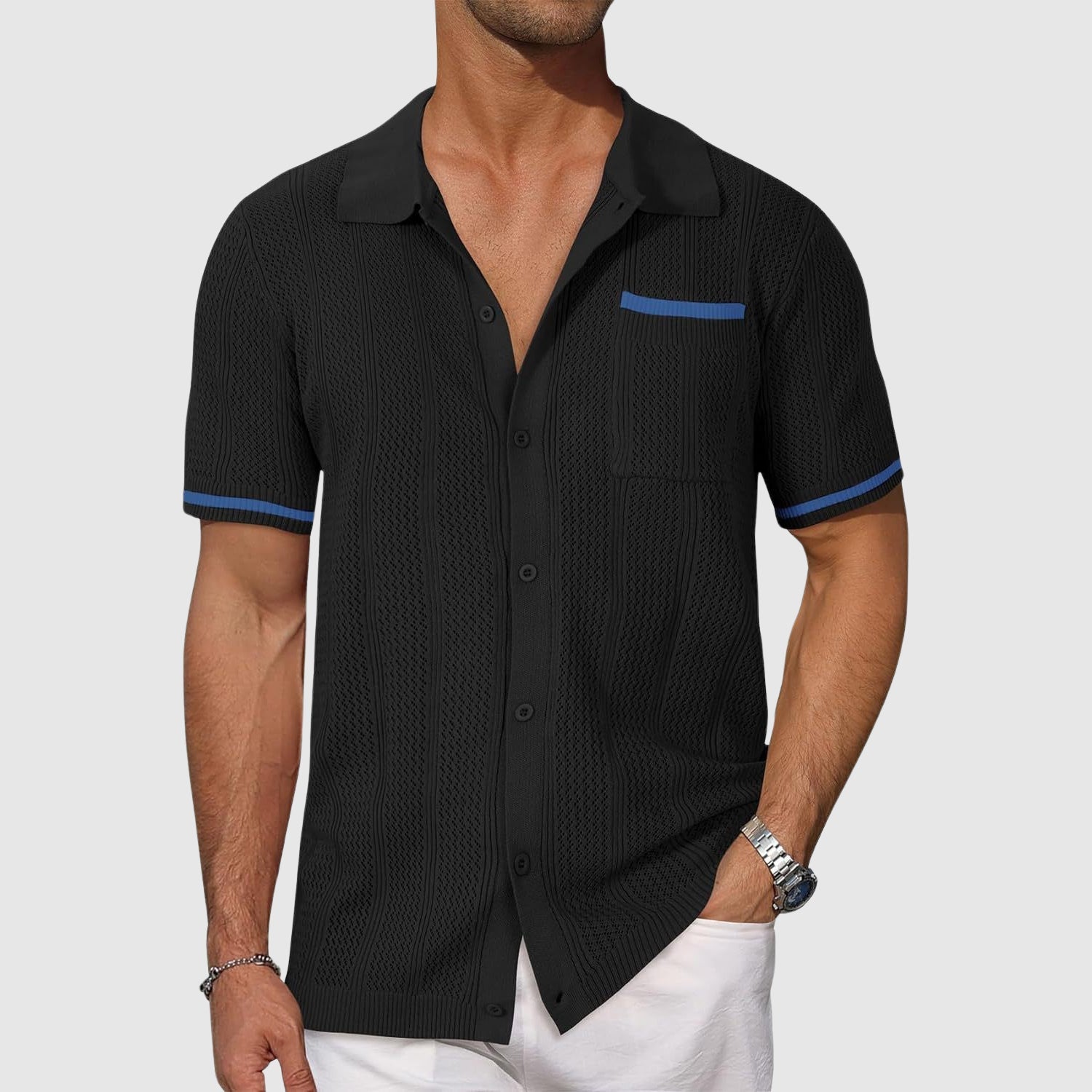 Roberto Russo Coastal Drift Shirt Ash & Harbor