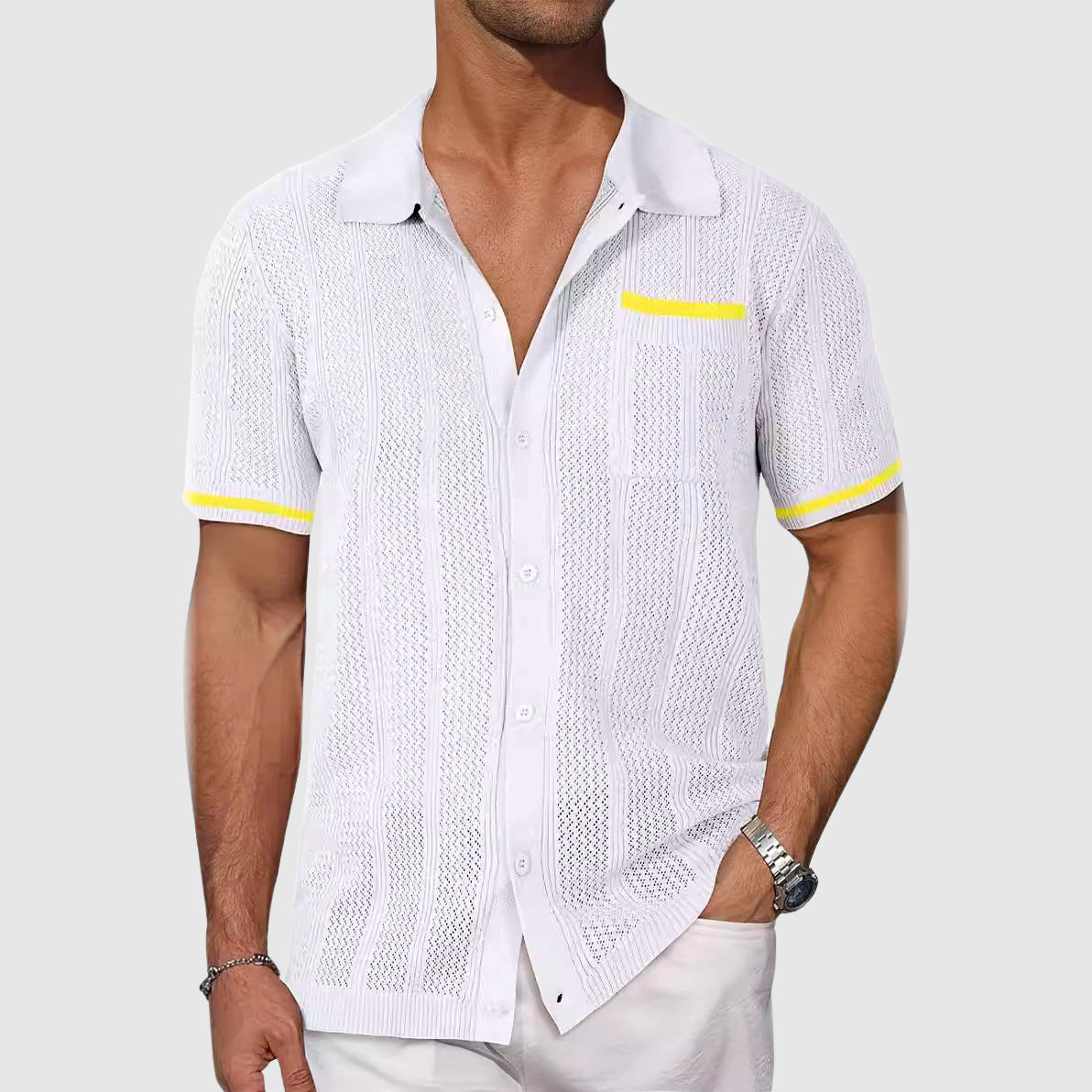 Roberto Russo Coastal Drift Shirt Ash & Harbor