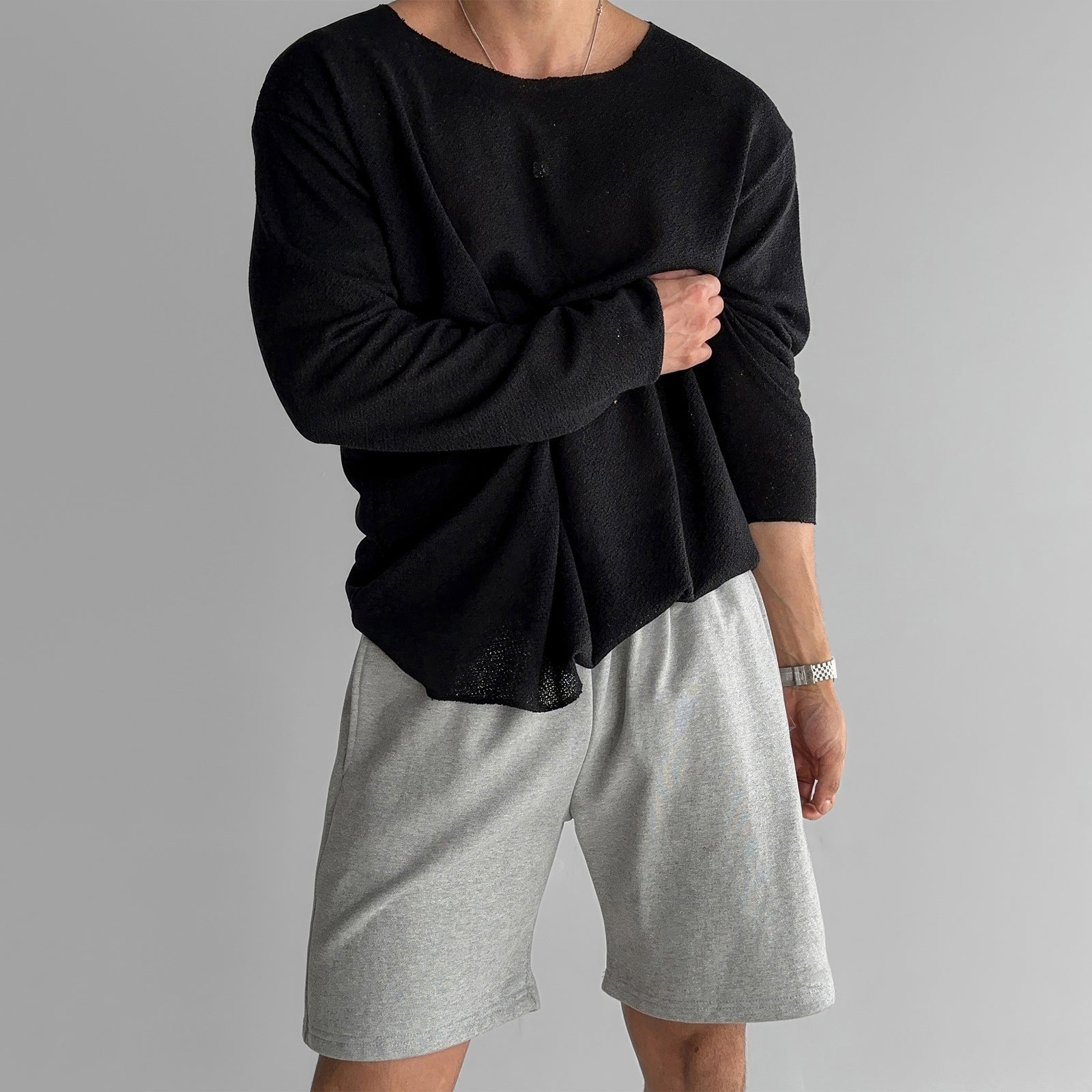 Roberto Russo Coastline Breezy Shirt Ash & Harbor