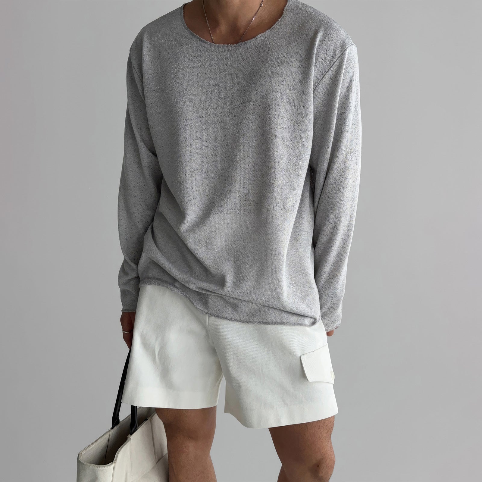 Roberto Russo Coastline Breezy Shirt Ash & Harbor