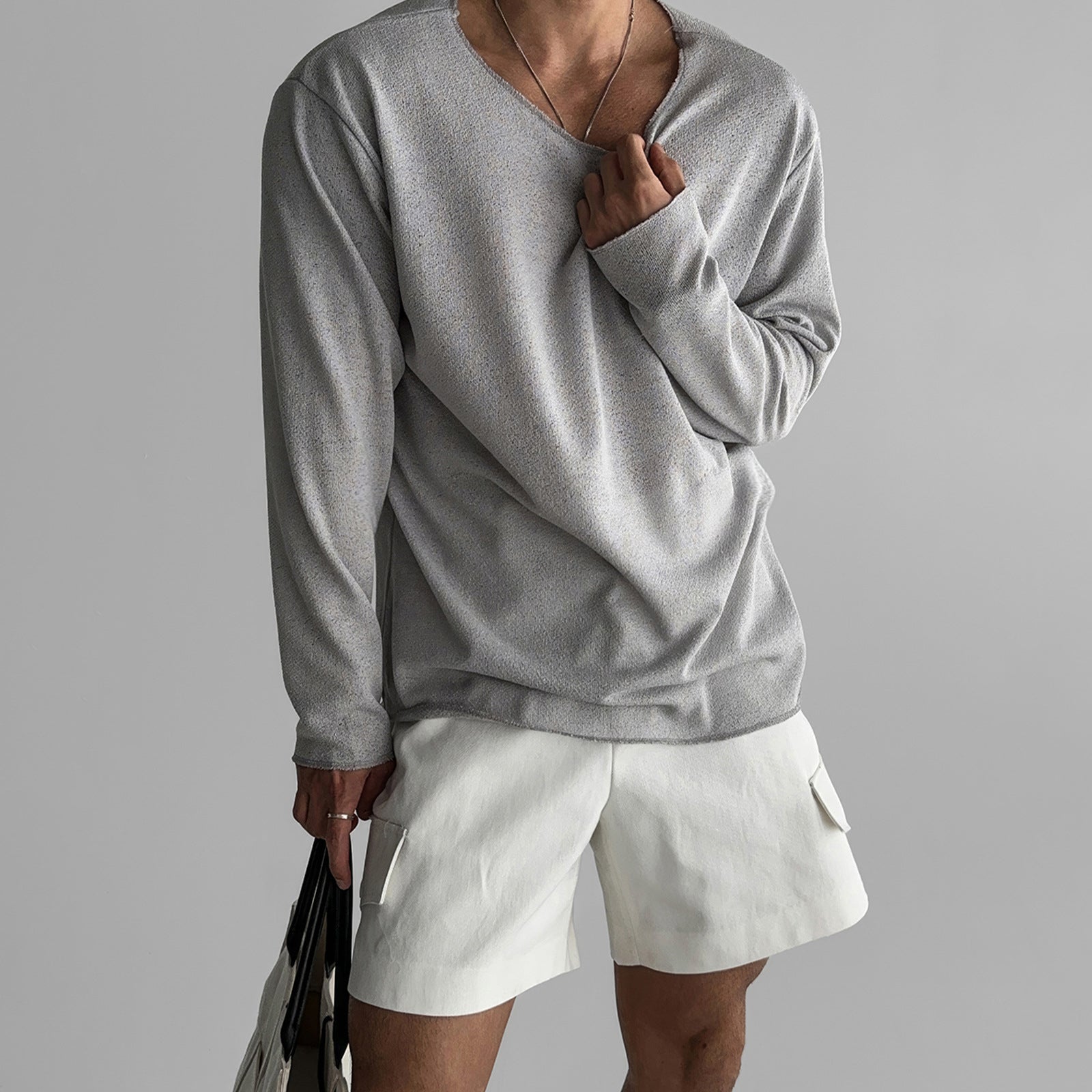 Roberto Russo Coastline Breezy Shirt Ash & Harbor