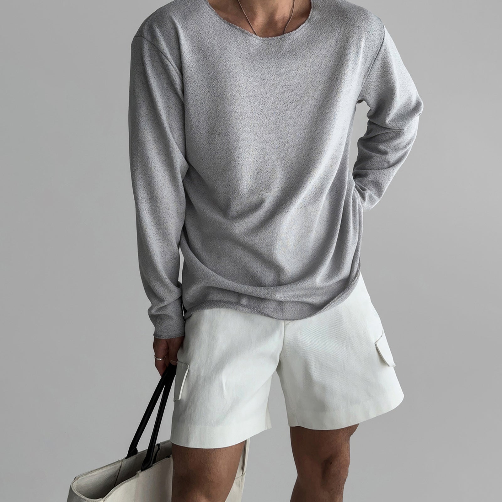 Roberto Russo Coastline Breezy Shirt Ash & Harbor