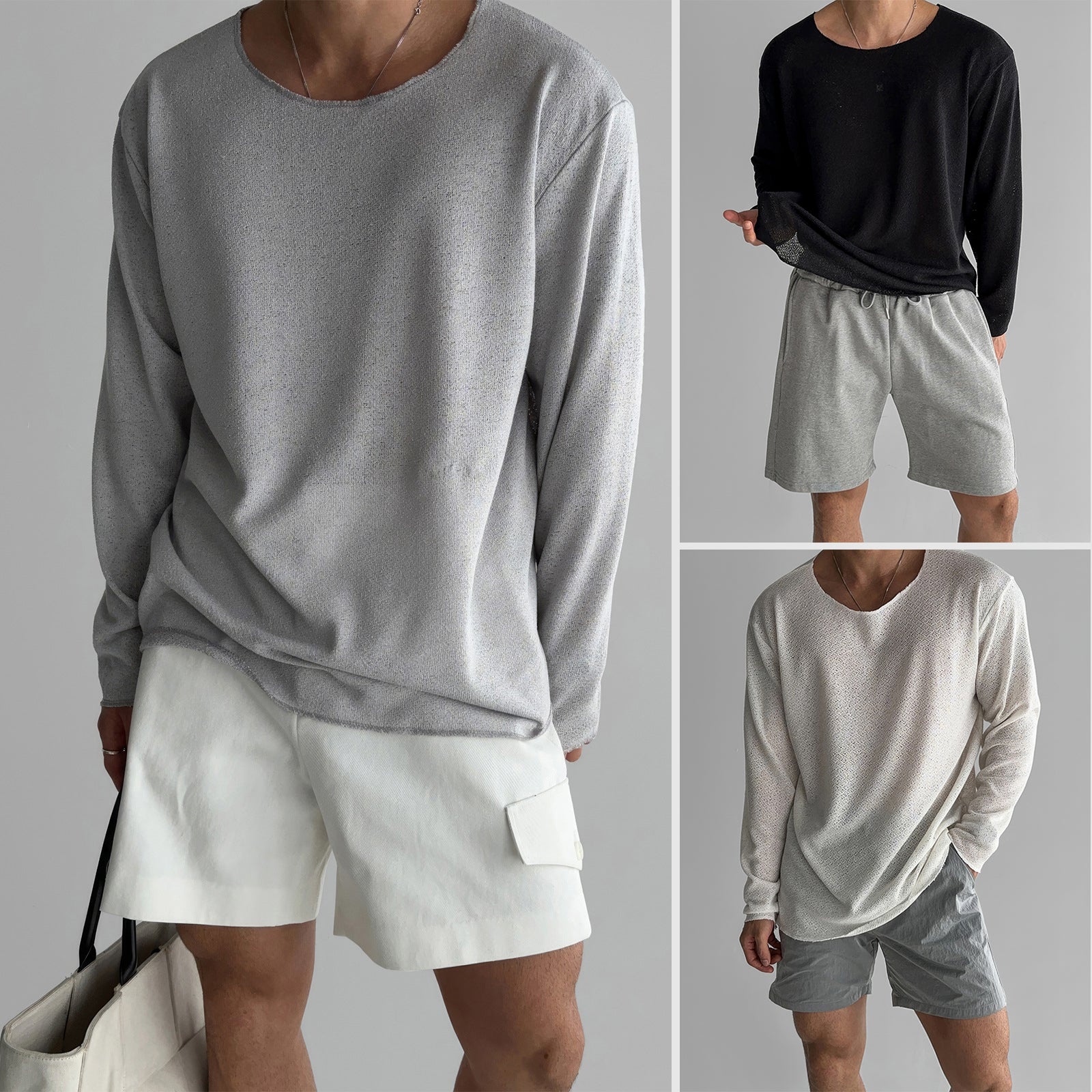 Roberto Russo Coastline Breezy Shirt Ash & Harbor
