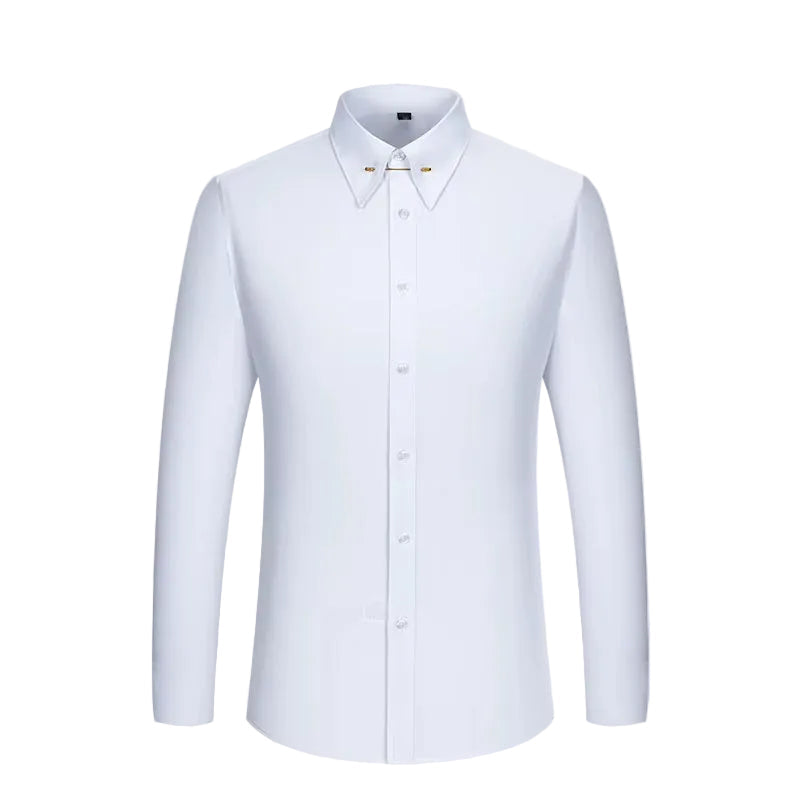Roberto Russo Formal Shirt with French Cuffs Ash & Harbor