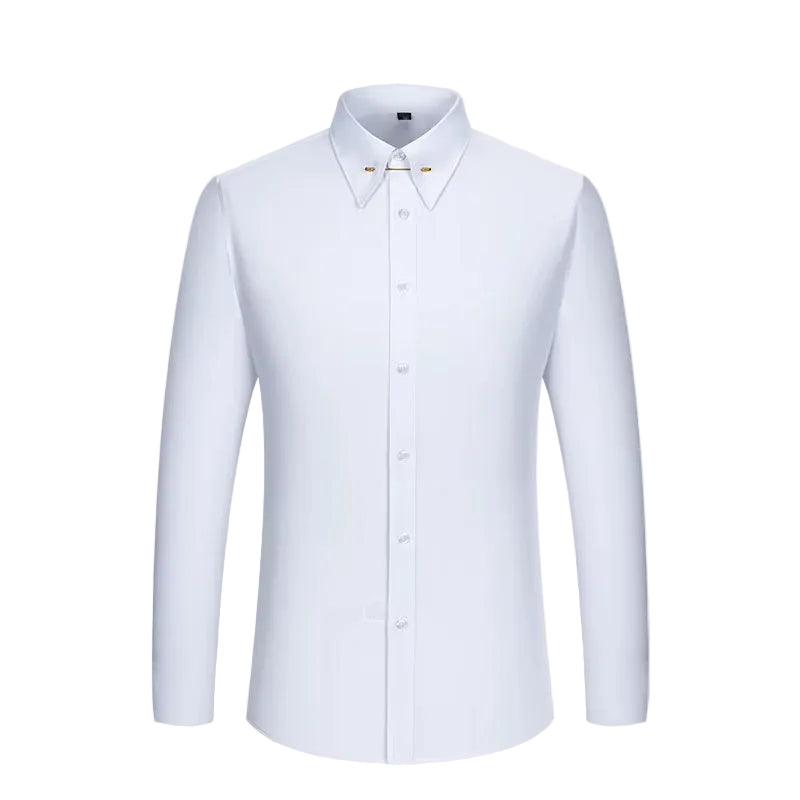 Roberto Russo Formal Shirt with French Cuffs Ash & Harbor