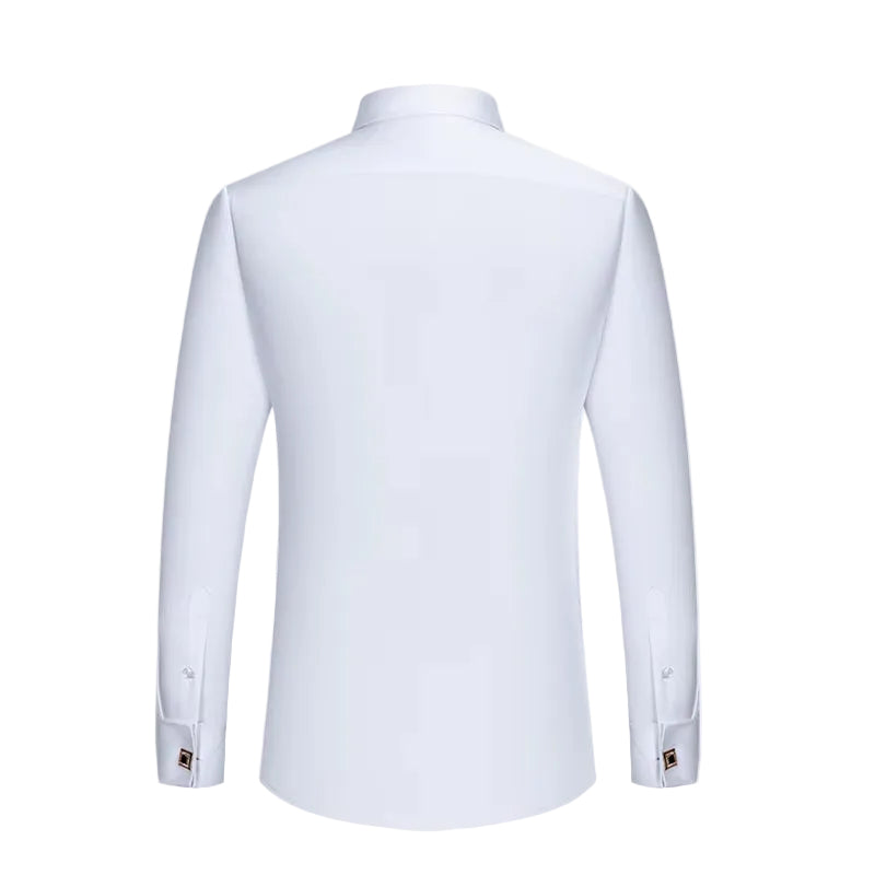 Roberto Russo Formal Shirt with French Cuffs Ash & Harbor