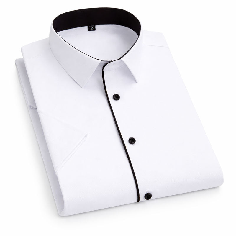Roberto Russo Formal Short Sleeve Shirt Ash & Harbor
