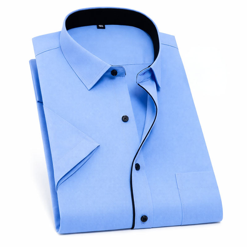 Roberto Russo Formal Short Sleeve Shirt Ash & Harbor