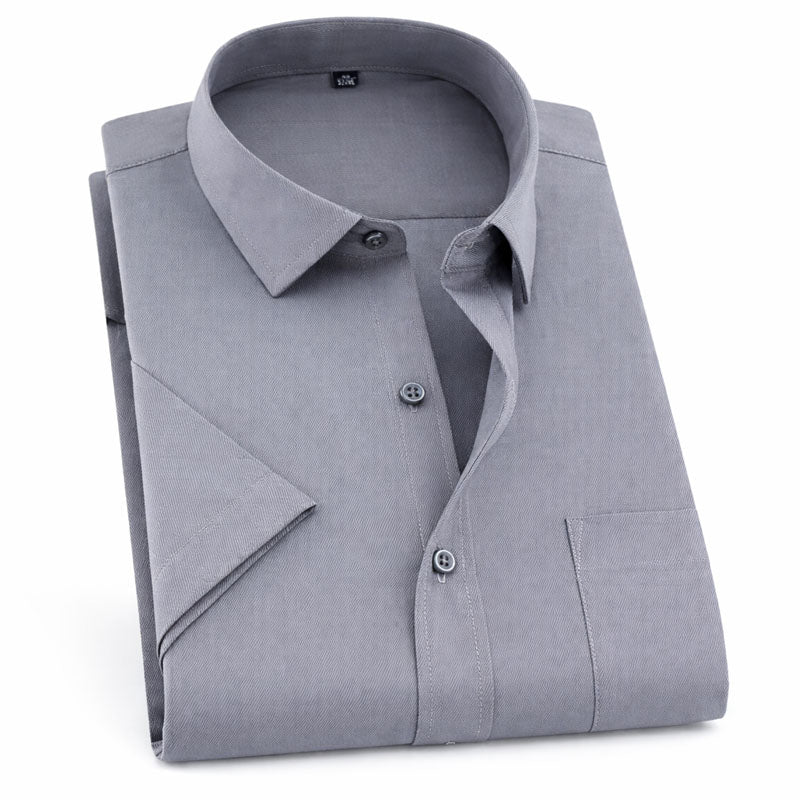 Roberto Russo Formal Short Sleeve Shirt Ash & Harbor