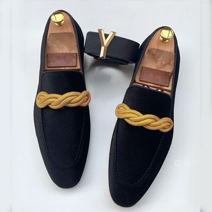 Roberto Russo L'Élégance Velours Loafers Ash & Harbor