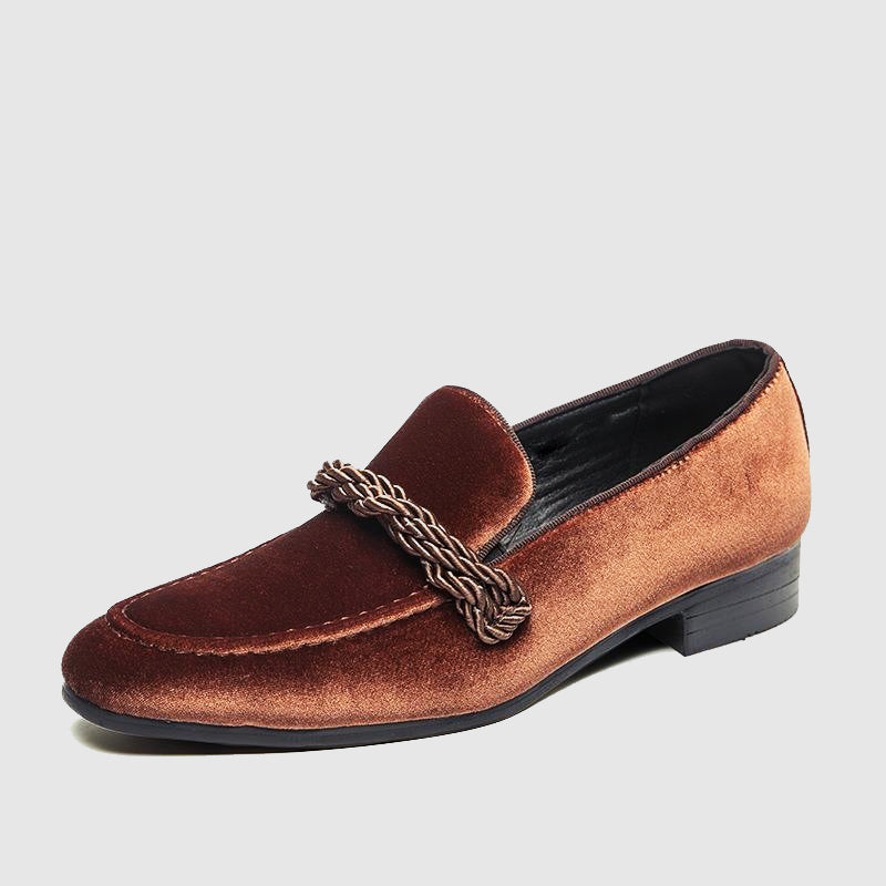 Roberto Russo L'Élégance Velours Loafers Ash & Harbor