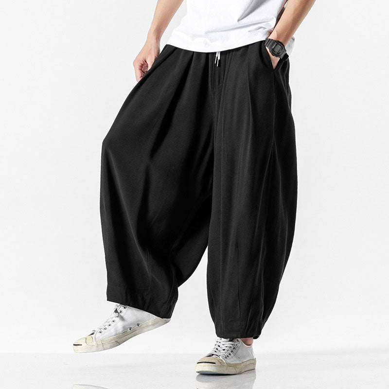 Roberto Russo Loose Balloon-Leg Pants Ash & Harbor
