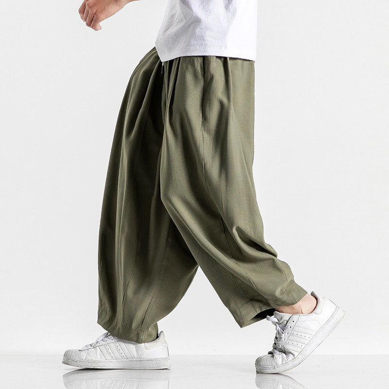 Roberto Russo Loose Balloon-Leg Pants Ash & Harbor