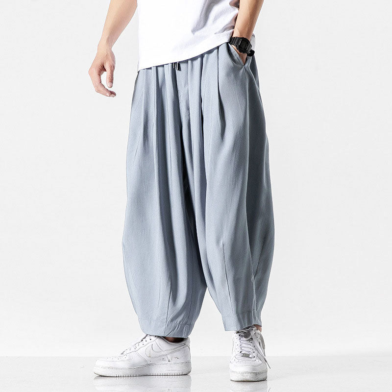 Roberto Russo Loose Balloon-Leg Pants Ash & Harbor