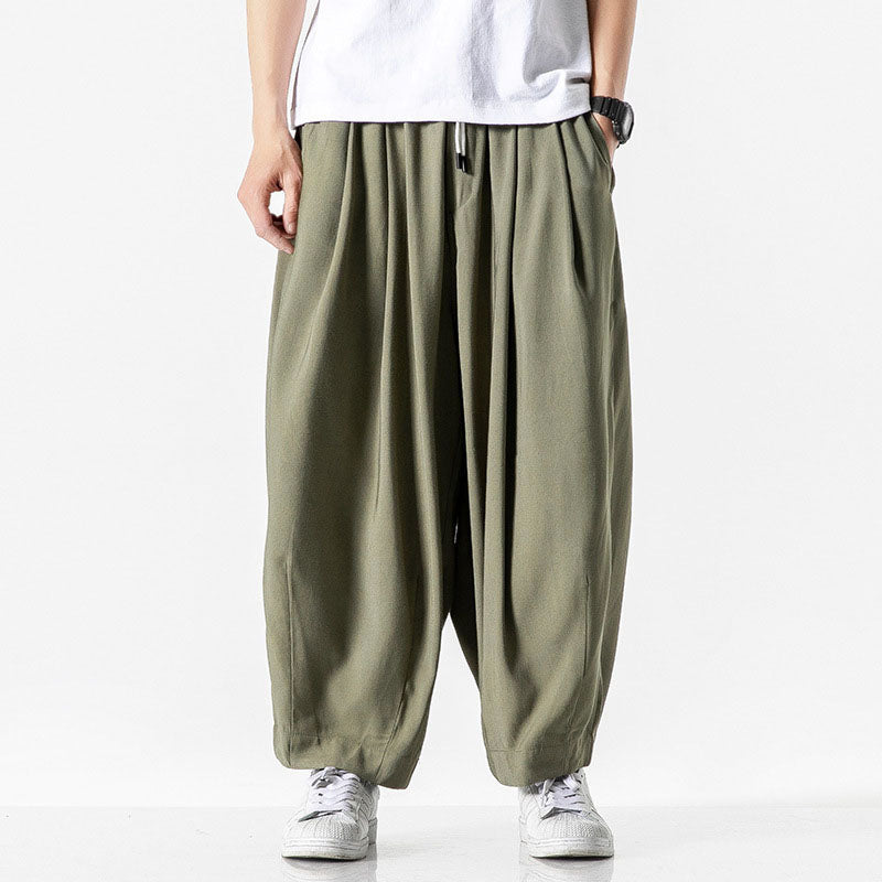 Roberto Russo Loose Balloon-Leg Pants Ash & Harbor