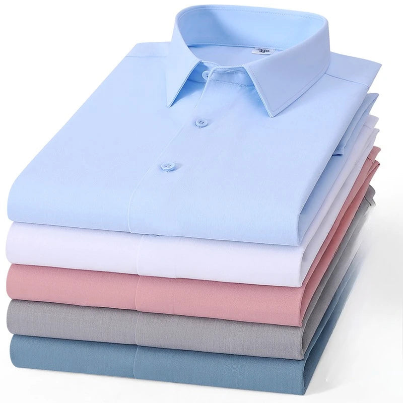 Roberto Russo Modal Button-Up Dress Shirt Ash & Harbor
