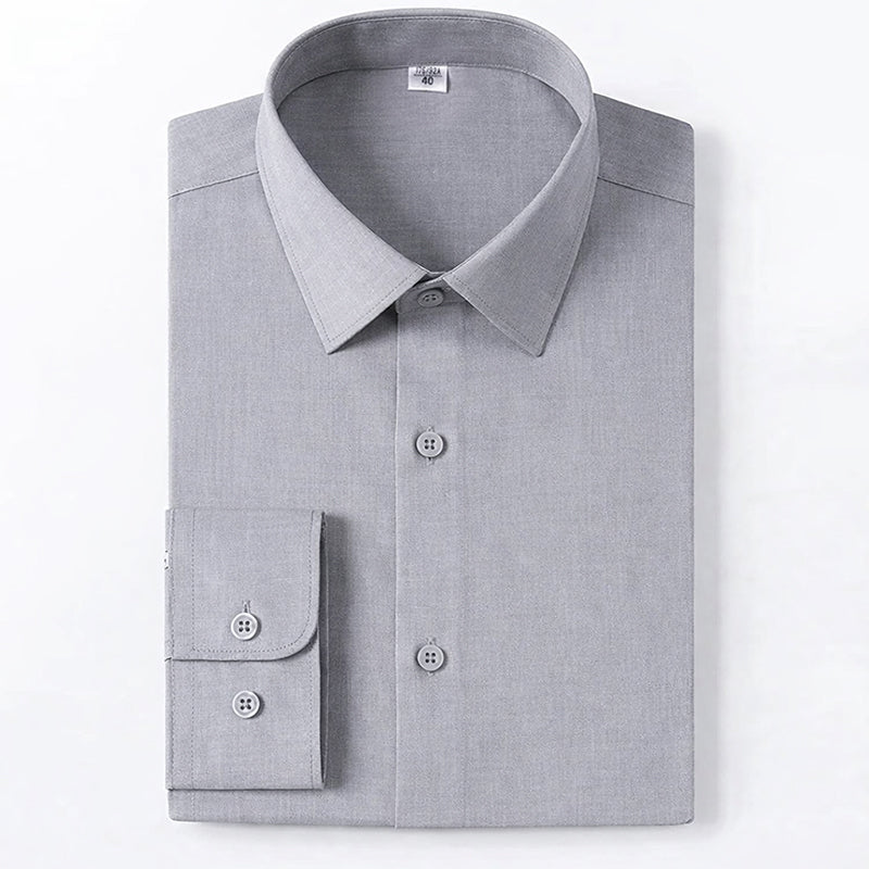 Roberto Russo Modal Button-Up Dress Shirt Ash & Harbor