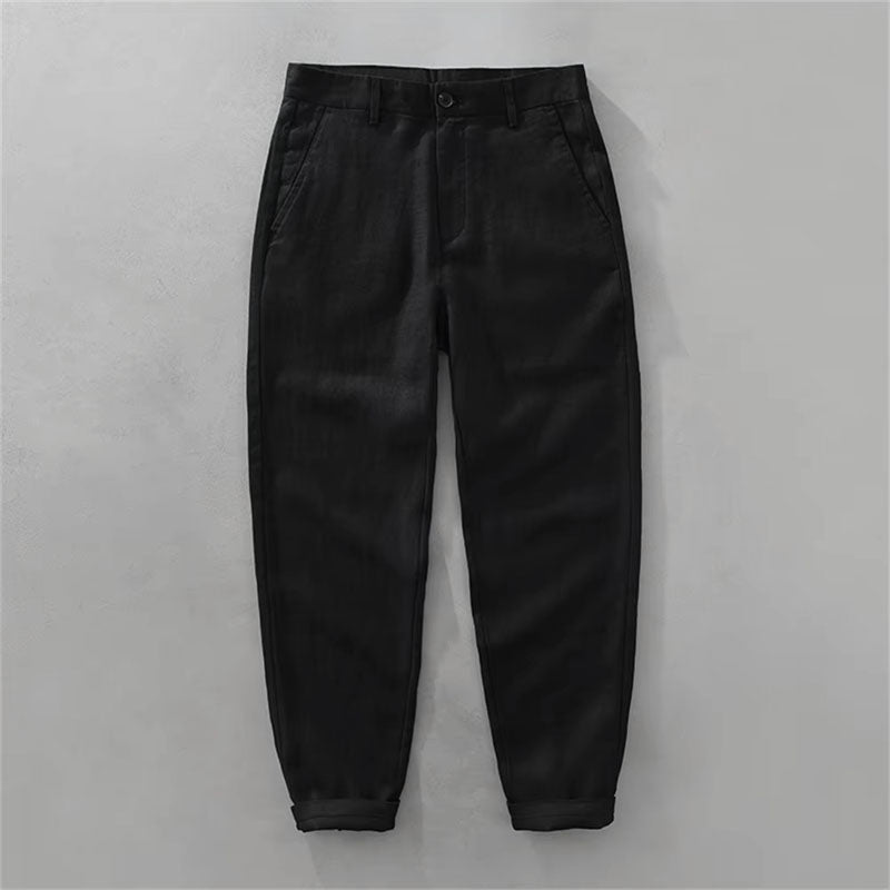 Roberto Russo Pozzuoli Linen Pants Ash & Harbor