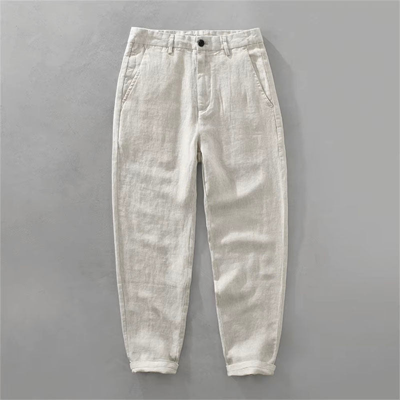 Roberto Russo Pozzuoli Linen Pants Ash & Harbor