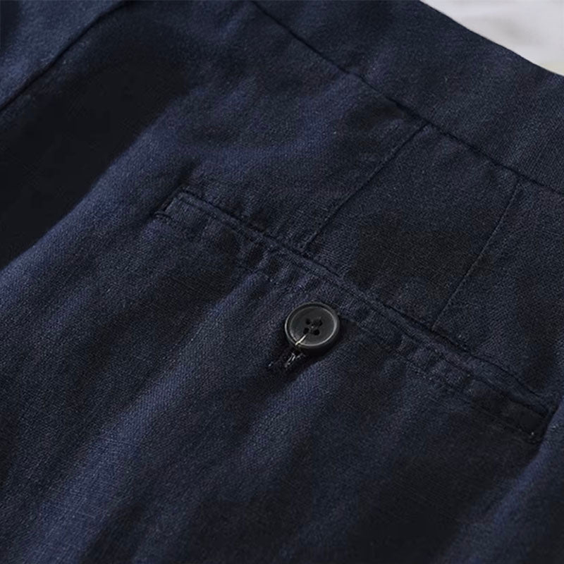 Roberto Russo Pozzuoli Linen Pants Ash & Harbor