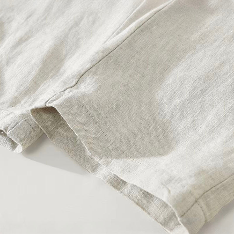 Roberto Russo Pozzuoli Linen Pants Ash & Harbor