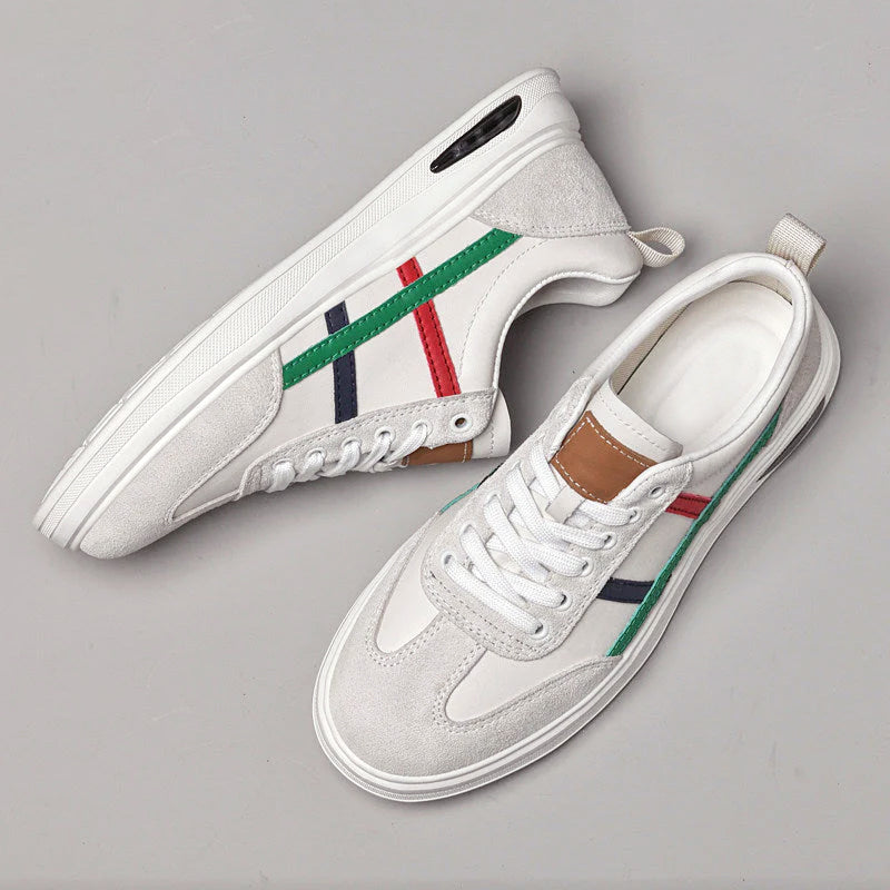 Roberto Russo Retro Genuine Leather Sneakers Ash & Harbor