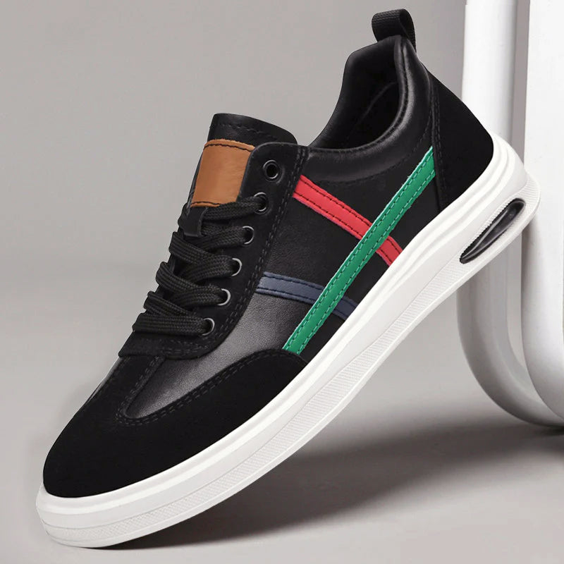 Roberto Russo Retro Genuine Leather Sneakers Ash & Harbor