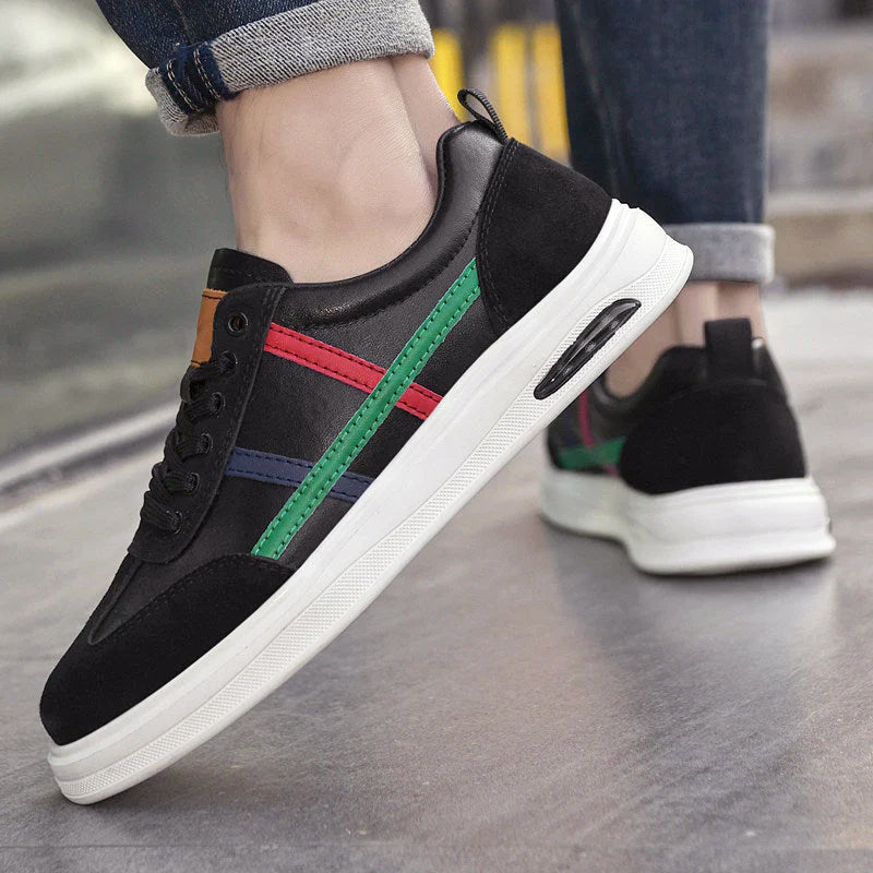 Roberto Russo Retro Genuine Leather Sneakers Ash & Harbor
