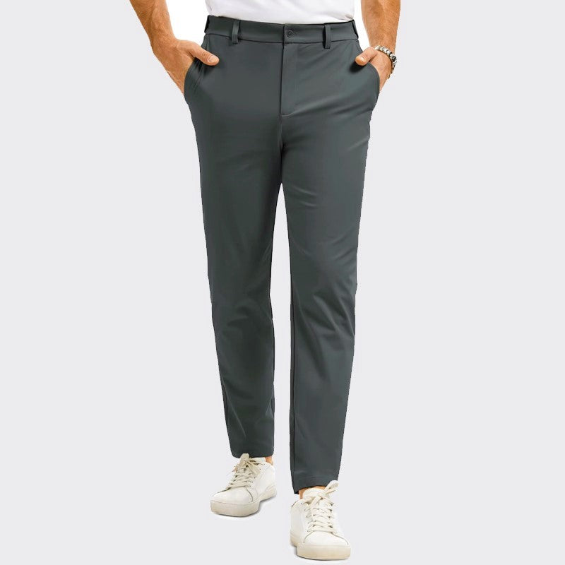Roberto Russo Slim Fit Pants with Straight Leg Ash & Harbor