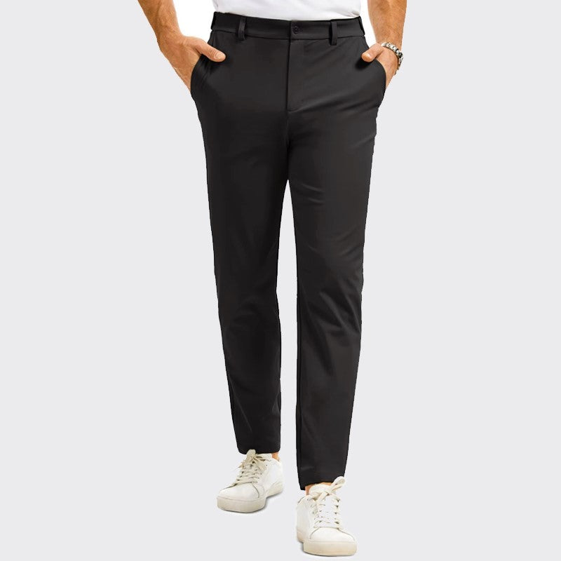 Roberto Russo Slim Fit Pants with Straight Leg Ash & Harbor