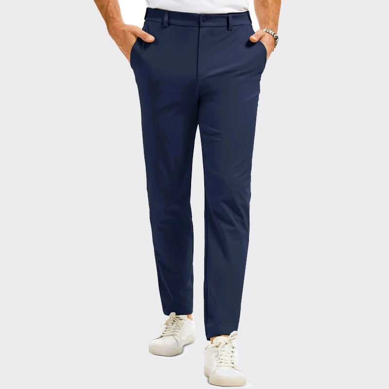 Roberto Russo Slim Fit Pants with Straight Leg Ash & Harbor