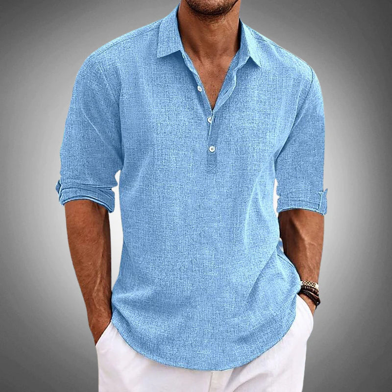 Roberto Russo Sunshine Harbor Shirt Ash & Harbor