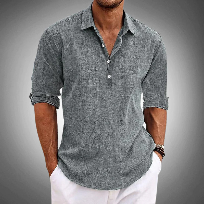 Roberto Russo Sunshine Harbor Shirt Ash & Harbor
