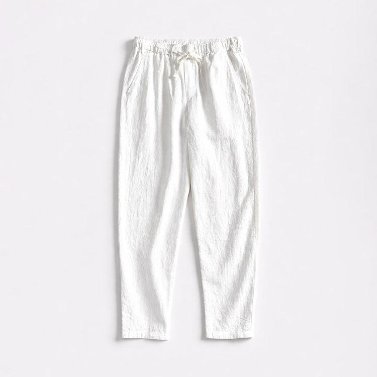 Roberto Russo Tapered Pants with Drawstring Waist Ash & Harbor