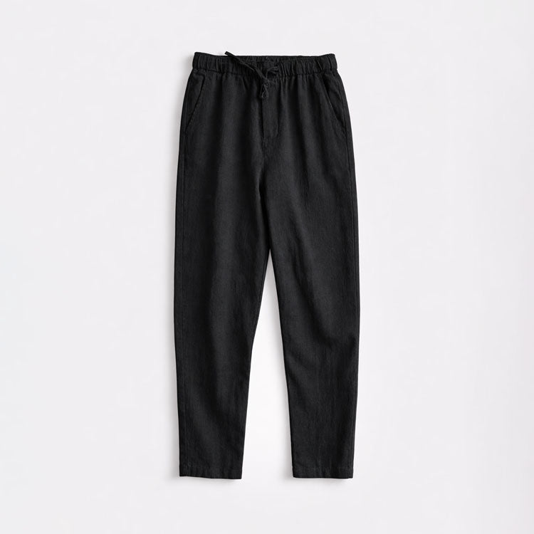 Roberto Russo Tapered Pants with Drawstring Waist Ash & Harbor
