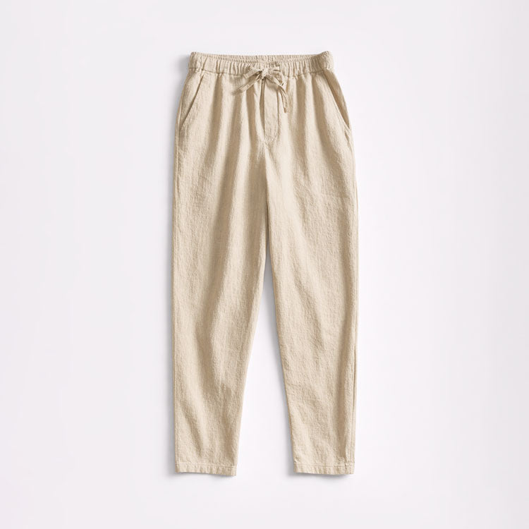 Roberto Russo Tapered Pants with Drawstring Waist Ash & Harbor
