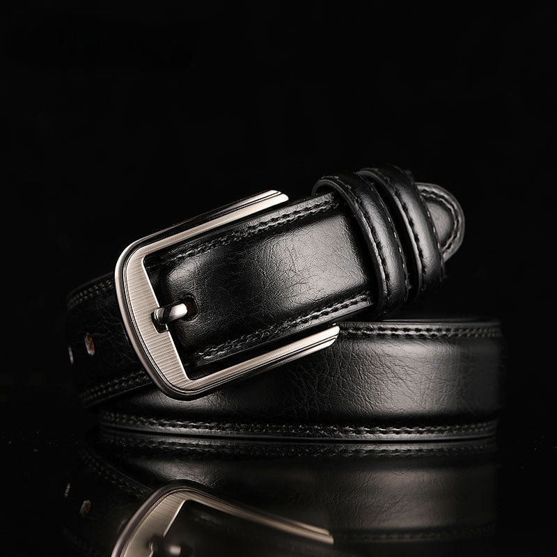 Roberto Russo Trevico Leather Belt Ash & Harbor