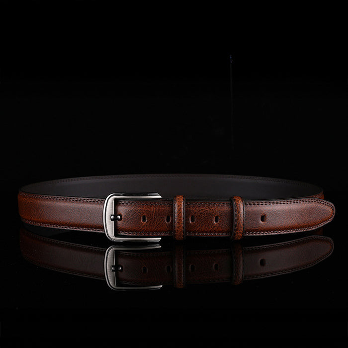 Roberto Russo Trevico Leather Belt Ash & Harbor