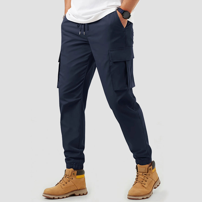 Roberto Russo Water-Repellent Hiking Cargo Pants Ash & Harbor