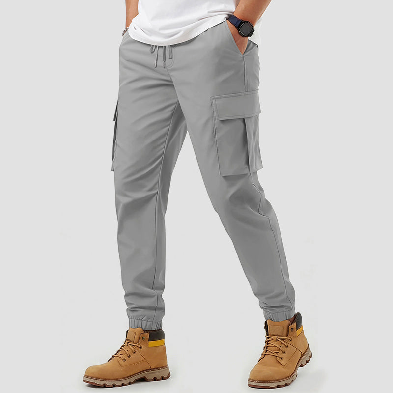 Roberto Russo Water-Repellent Hiking Cargo Pants Ash & Harbor