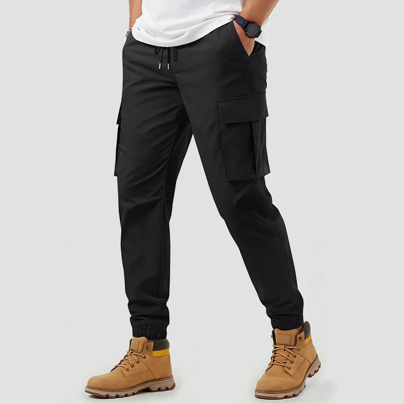 Roberto Russo Water-Repellent Hiking Cargo Pants Ash & Harbor