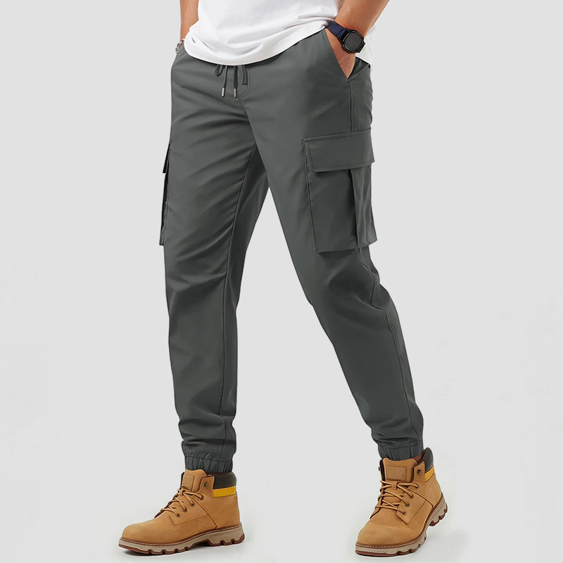 Roberto Russo Water-Repellent Hiking Cargo Pants Ash & Harbor